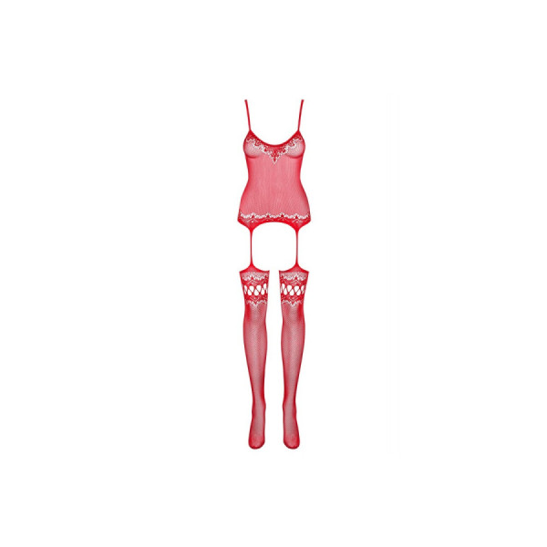 F214 Bodystocking - Rouge